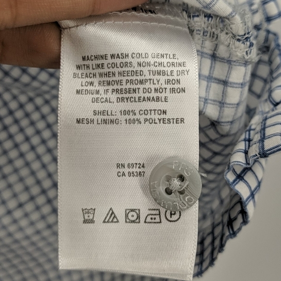 COLUMBIA Fish Print Vented PFG Fishing Shirt - Picture 4 of 6